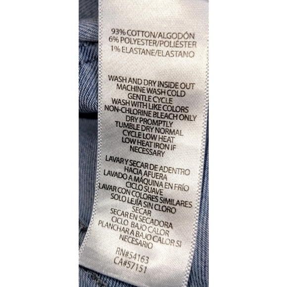 Calvin Klein Women's Medium Wash Blue Denim Jeans Plus Size 16 Designer Classic - Picture 10 of 10